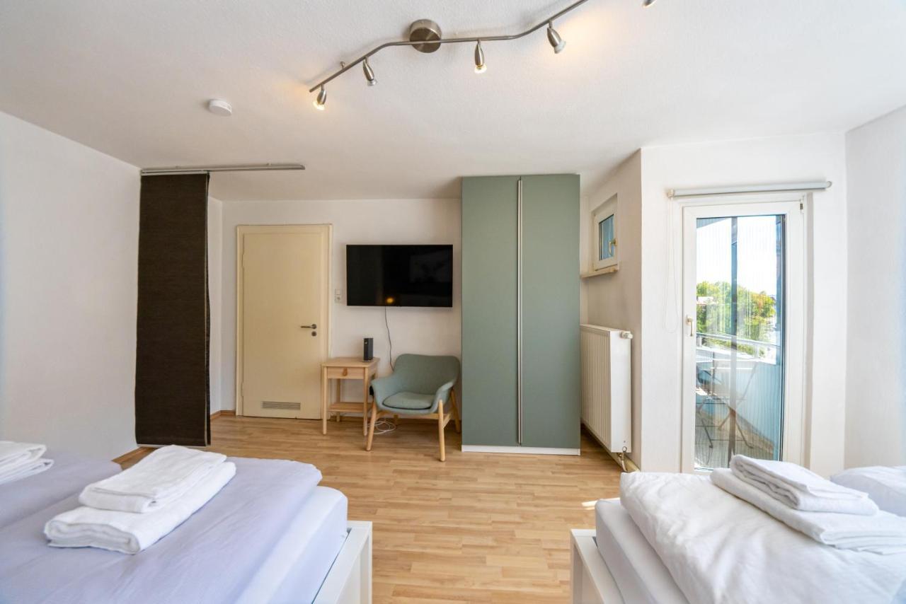 Apartment mit Balkon und Festungsblick Würzburg Exterior foto