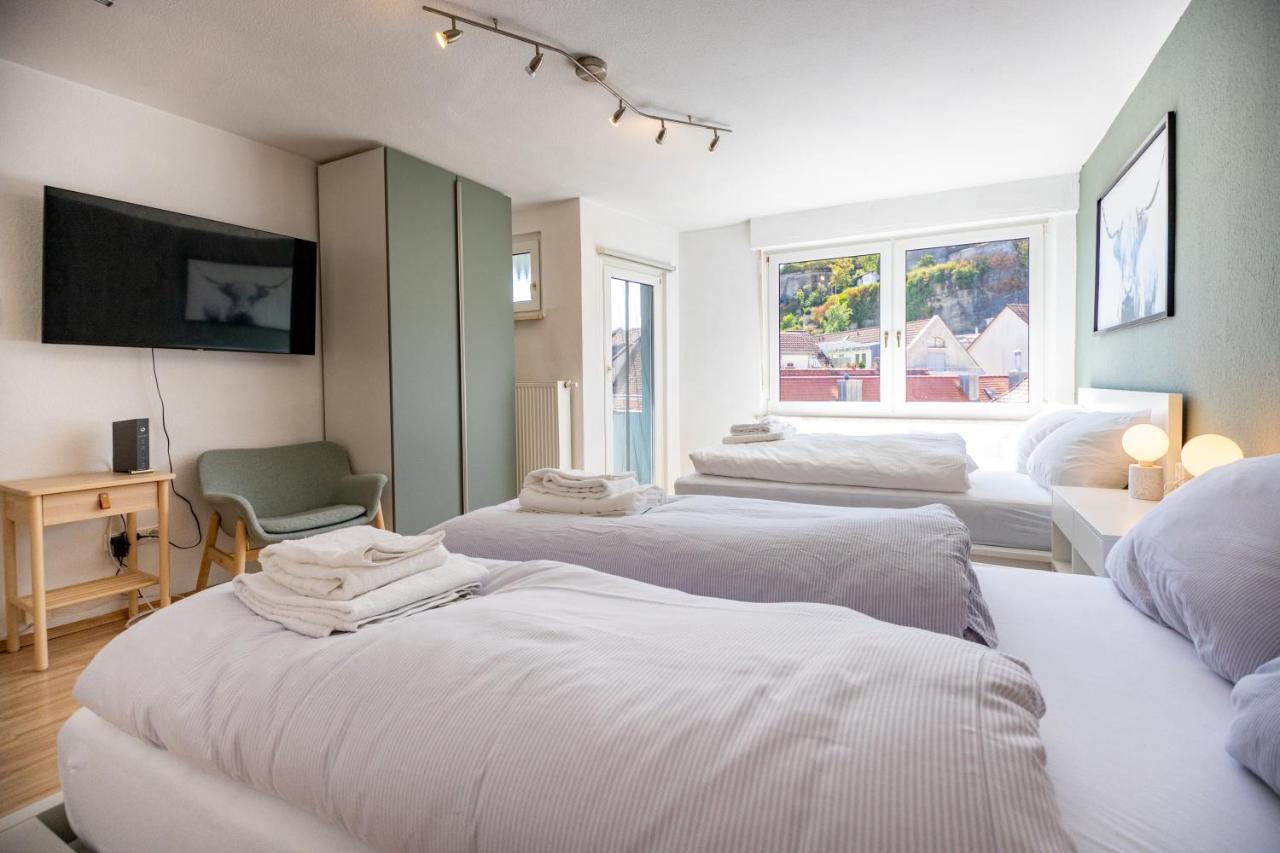 Apartment mit Balkon und Festungsblick Würzburg Exterior foto